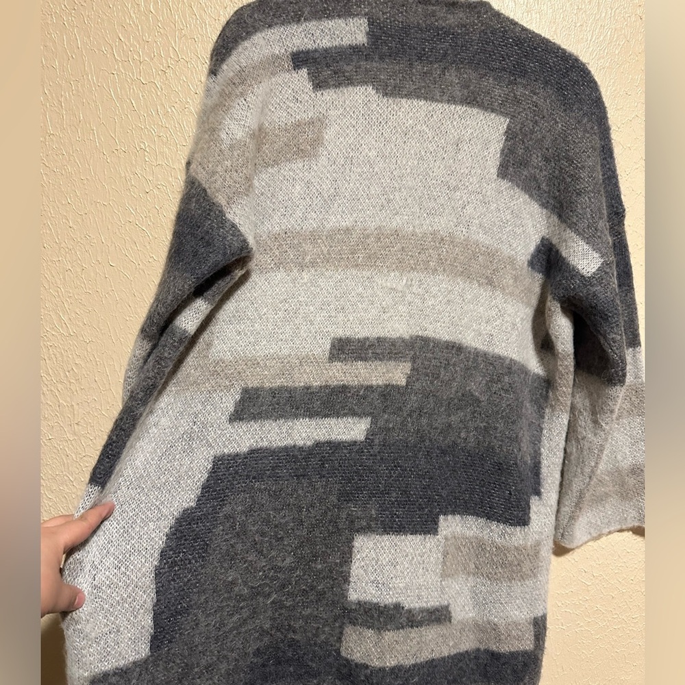 Eileen Fisher Mohair Alpaca Duster Cardigan Size Small‎ - Picture 8 of 8